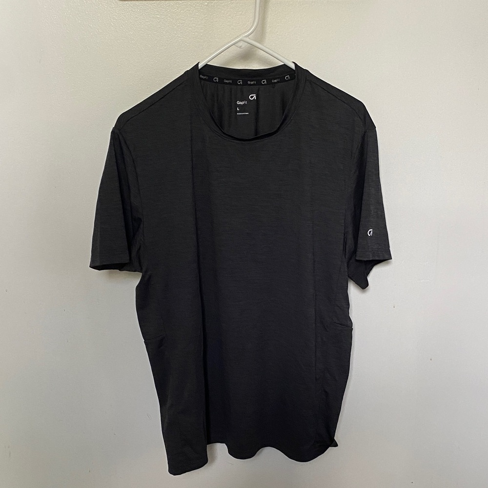GAP Men's Charcoal Gapfit Short Sleeve Tee